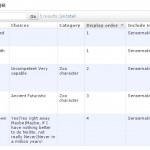 An early screen from SenseMaker Collector